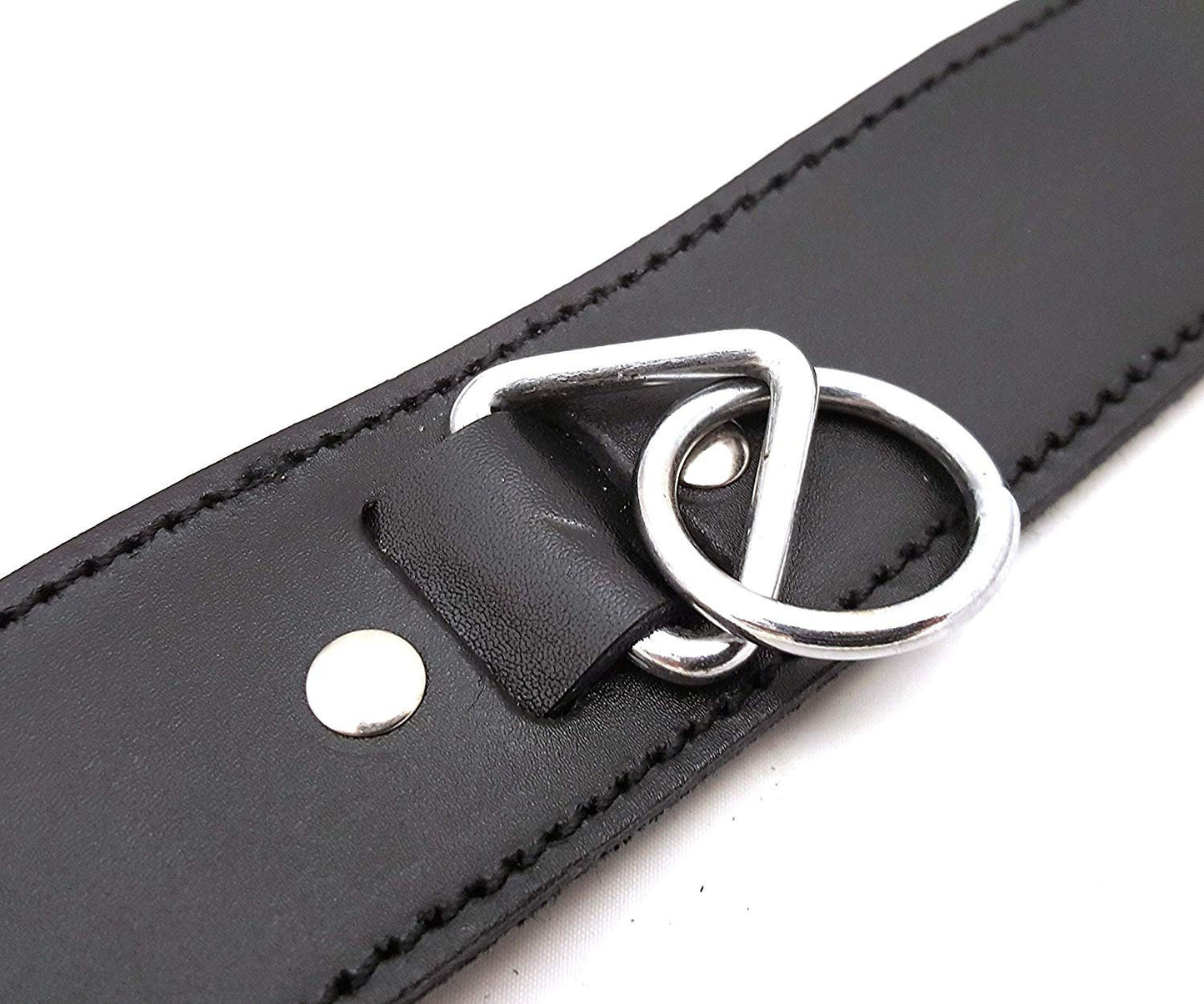 Quality Strong Leather 0-Ring Neck Collar/Slave Collar/ Restraint/Neck Restraint/BDSM Gear/Bondage Collar