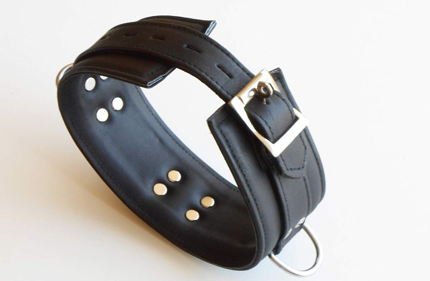 Leather Collar Leather Choker Collar Fur Collar Restraint Collar