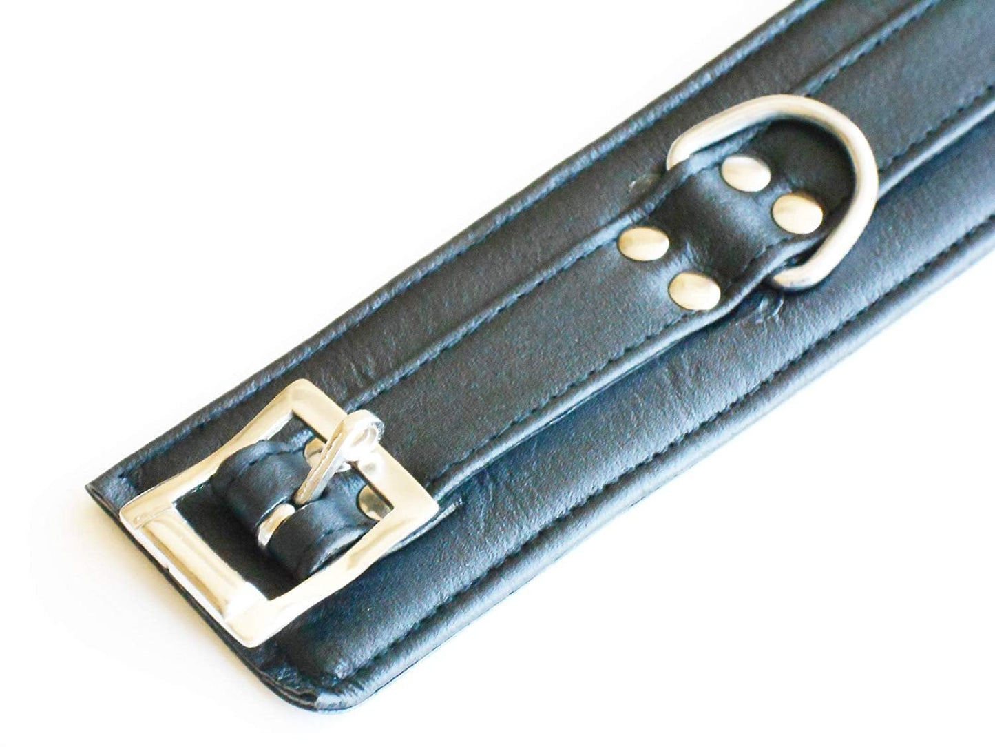 Leather Cuff Set Collar Leather Choker Collar Fur Collar Restraint Collar