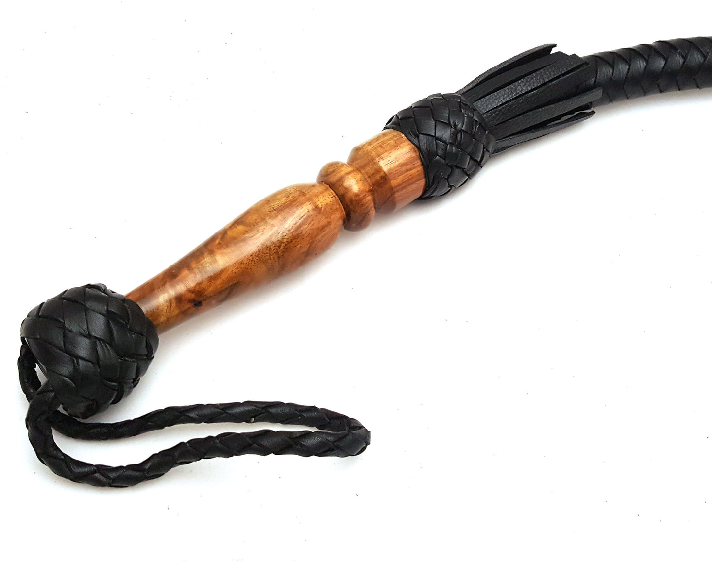 Luxury Leather Whip – Handcrafted BDSM Whip for Sensual Play and Impact