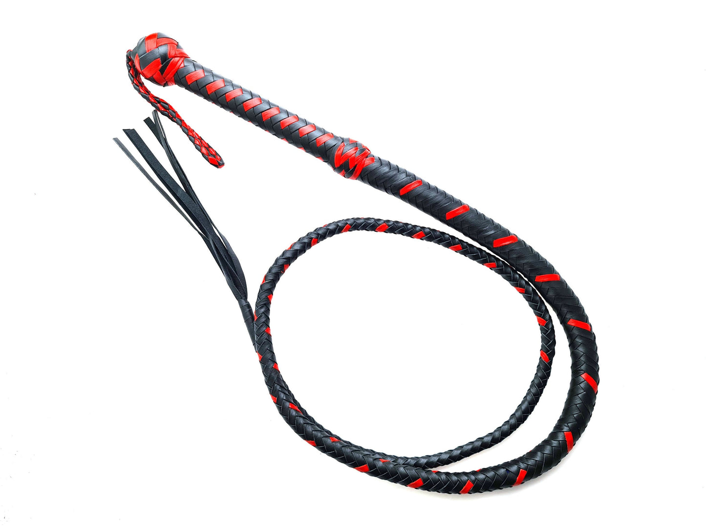 Luxury Leather Whip – Handcrafted BDSM Whip for Sensual Play and Impact