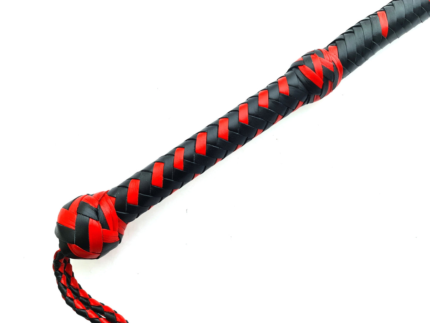Luxury Leather Whip – Handcrafted BDSM Whip for Sensual Play and Impact