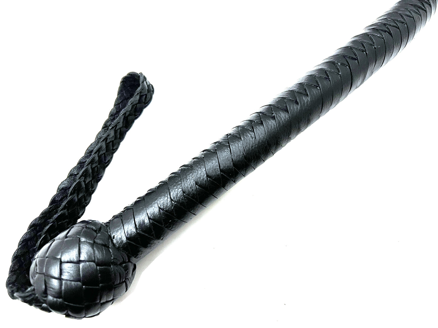 Luxury Leather Whip – Handcrafted BDSM Whip for Sensual Play and Impact